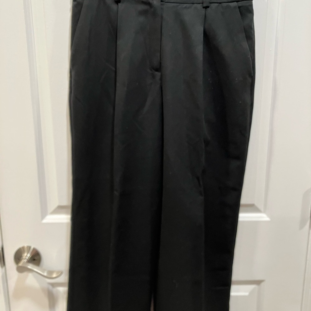 Liz Claiborne Black Straight Leg Pants